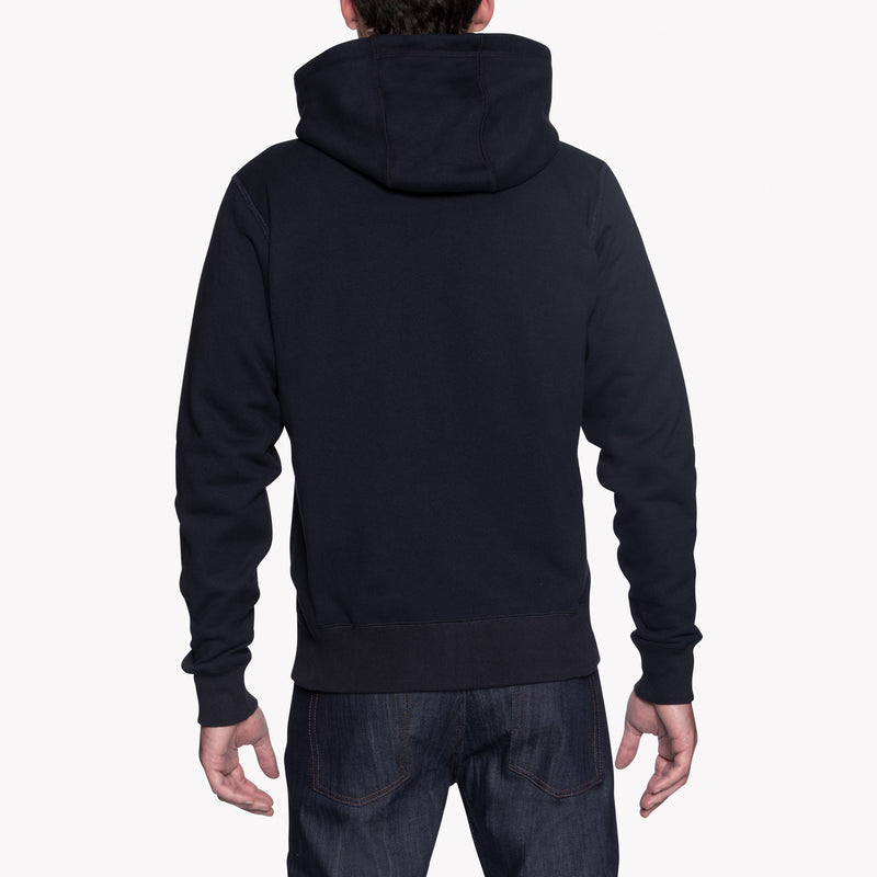 Zip Hoodie - Heavyweight Terry - Black | Naked & Famous Denim