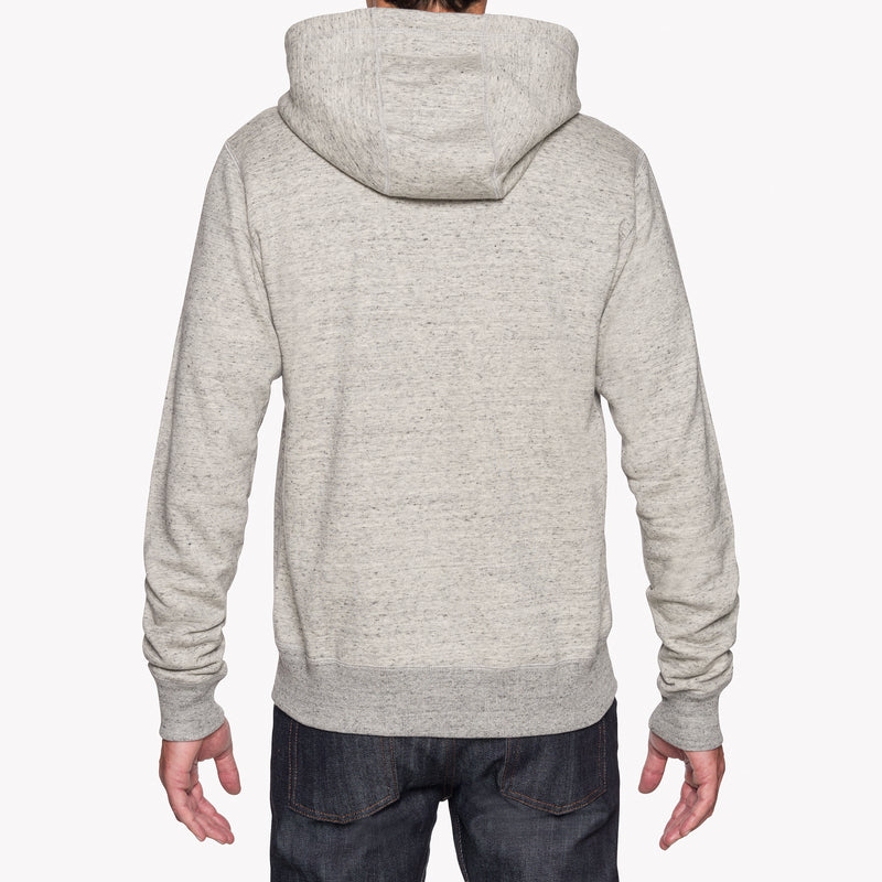 Zip Hoodie - Heavyweight Terry - Grey | Naked & Famous Denim