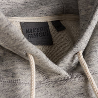 Pullover Hoodie - Heavyweight Terry - Grey | Naked & Famous Denim