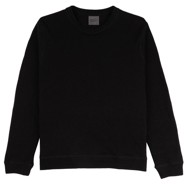 Slim Crew - Vintage Doubleface - Black | Naked & Famous Denim