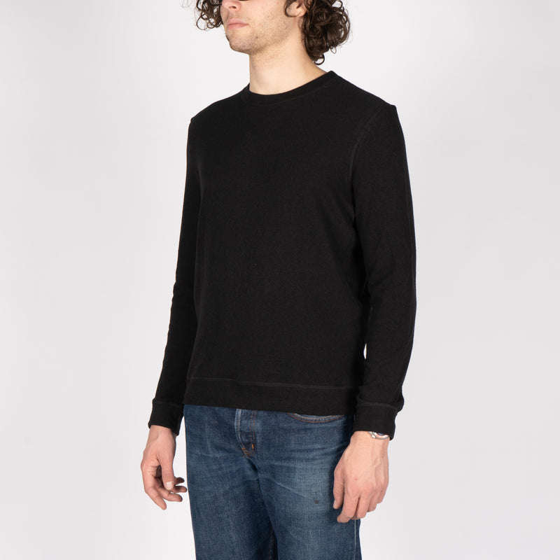 Slim Crew - Vintage Doubleface - Black | Naked & Famous Denim