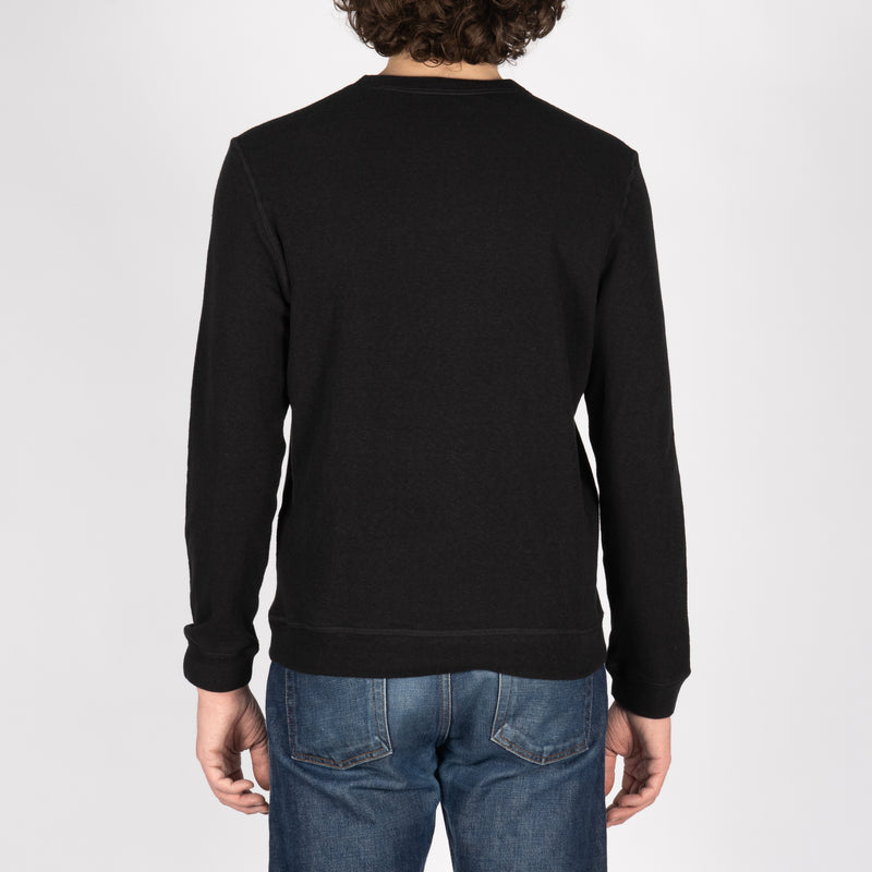 Slim Crew - Vintage Doubleface - Black | Naked & Famous Denim