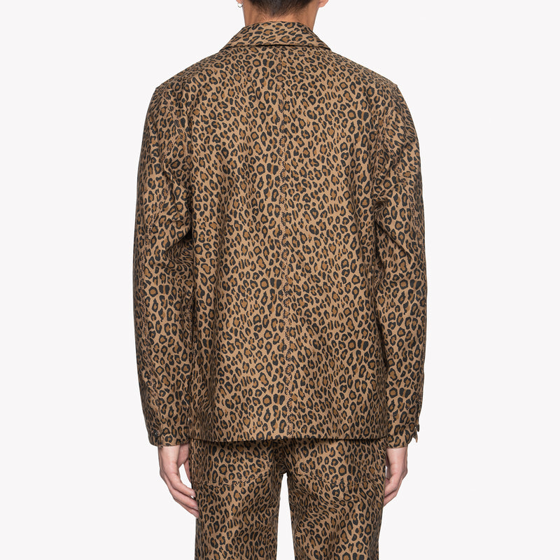 Chore Coat - Leopard Print | Naked & Famous Denim