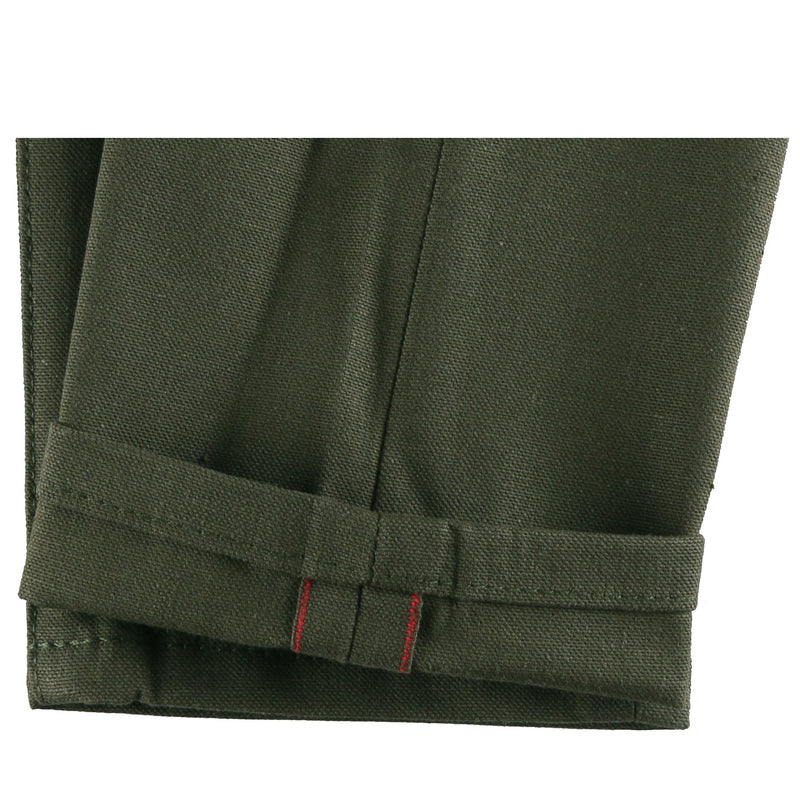 Women's - Max - Army Green Duck Selvedge