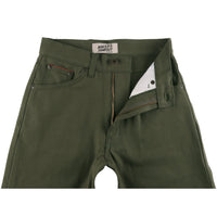 Women's - Max - Army Green Duck Selvedge