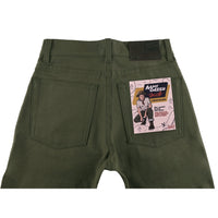 Women's - Max - Army Green Duck Selvedge