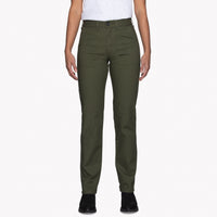 Women's - Fatigue Pant - Green Canvas | Naked & Famous Denim