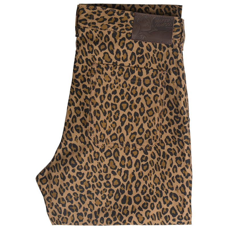 Fatigue Pant - Leopard Print | Naked & Famous Denim