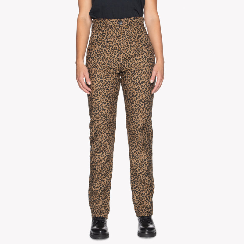 Fatigue Pant - Leopard Print | Naked & Famous Denim