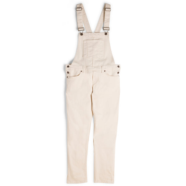 Women's - Straight Leg Overalls - Natural Seed Denim | Naked & Famous Denim