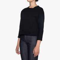 Women's - Smart Crew - Terry - Black | Naked & Famous Denim