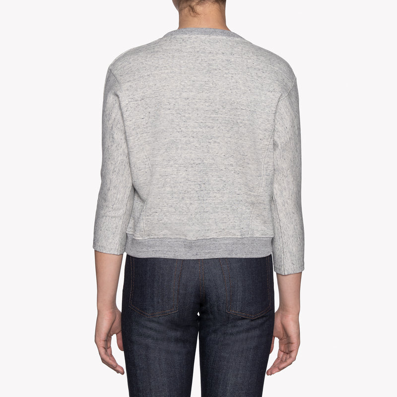 Women's - Smart Crew - Terry - Grey | Naked & Famous Denim