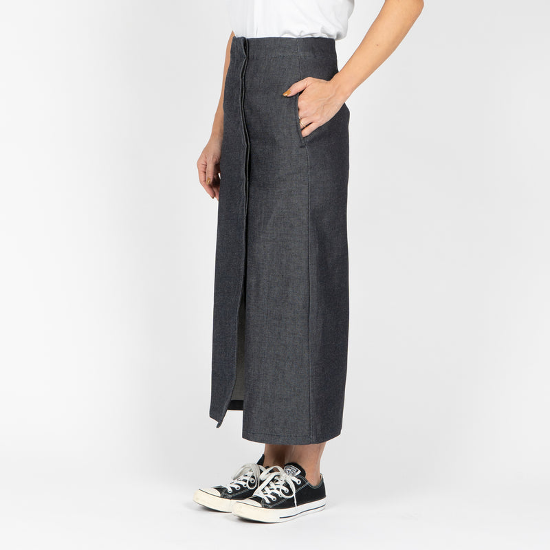 Wrap Skirt - Indigo Denim | Naked & Famous Denim