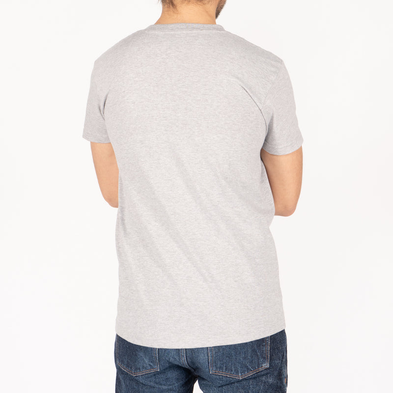 Pocket Tee - Heather Grey - Kimono Plus | Naked & Famous Denim