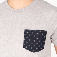 Pocket Tee - Heather Grey - Kimono Plus | Naked & Famous Denim