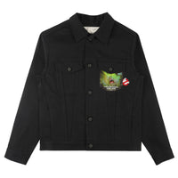 Denim Jacket - Ghostbusters Slimer Jacket - front