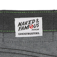 Weird Guy - Ghostbusters Slimer Glow In The Dark Denim - tag