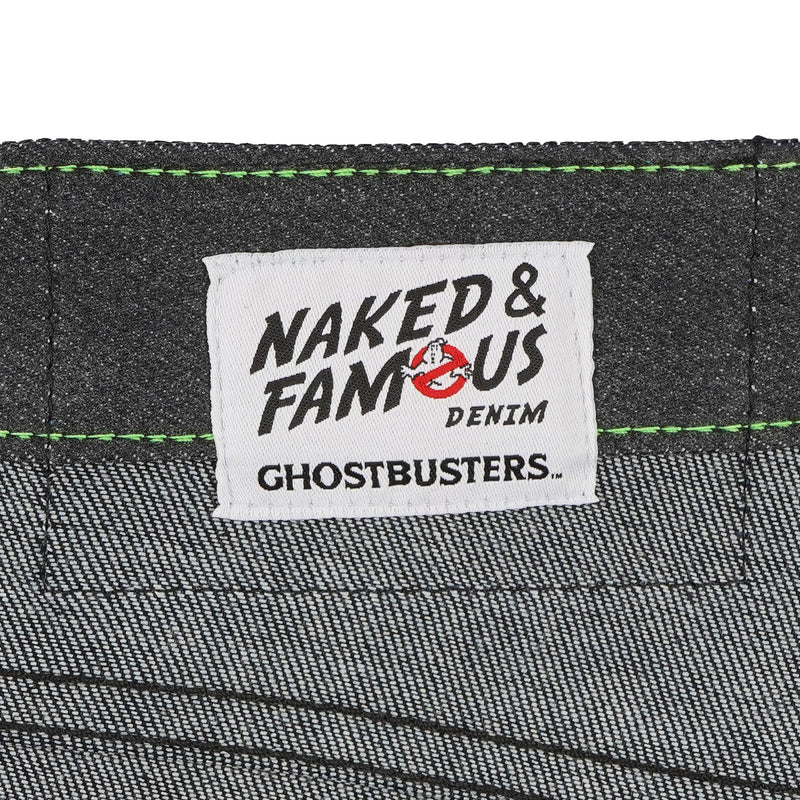 Weird Guy - Ghostbusters Slimer Glow In The Dark Denim - tag