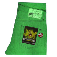 Weird Guy - Ghostbusters Slimer Glow In The Dark Denim - glow in the dark