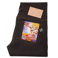 Goku Super Saiyan Selvedge Jeans - folded