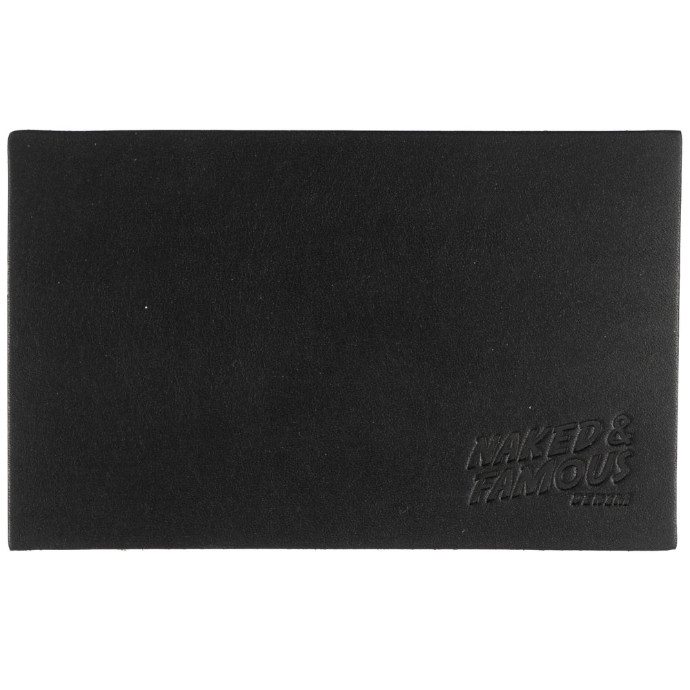 Leathercraft Leather Patch- Nero Black Full Grain by Naked & Famous Denim