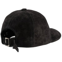 Products Italian Suede Cap - Black